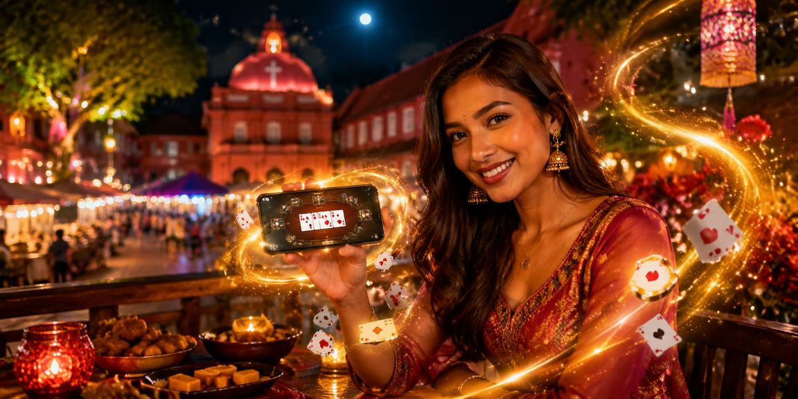 Permainan Teen Patti popular di Melacca
